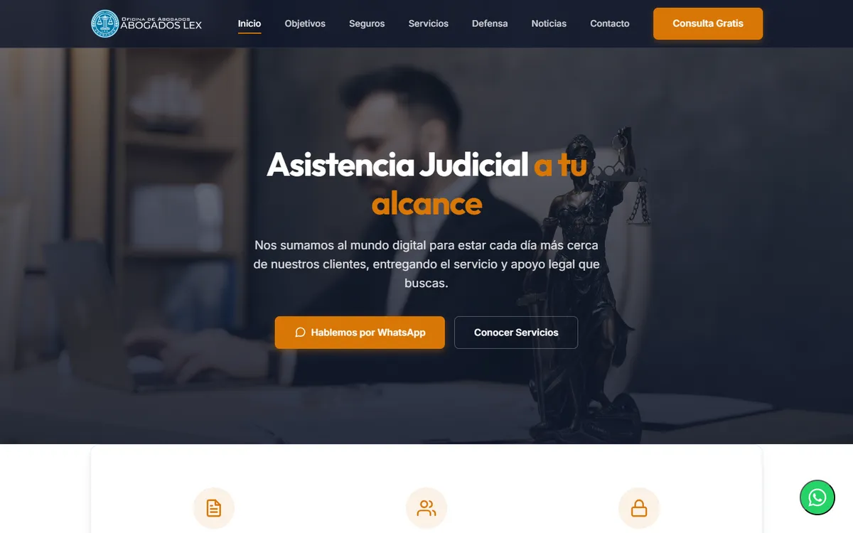 Abogados Lex cover: legal assistance firm