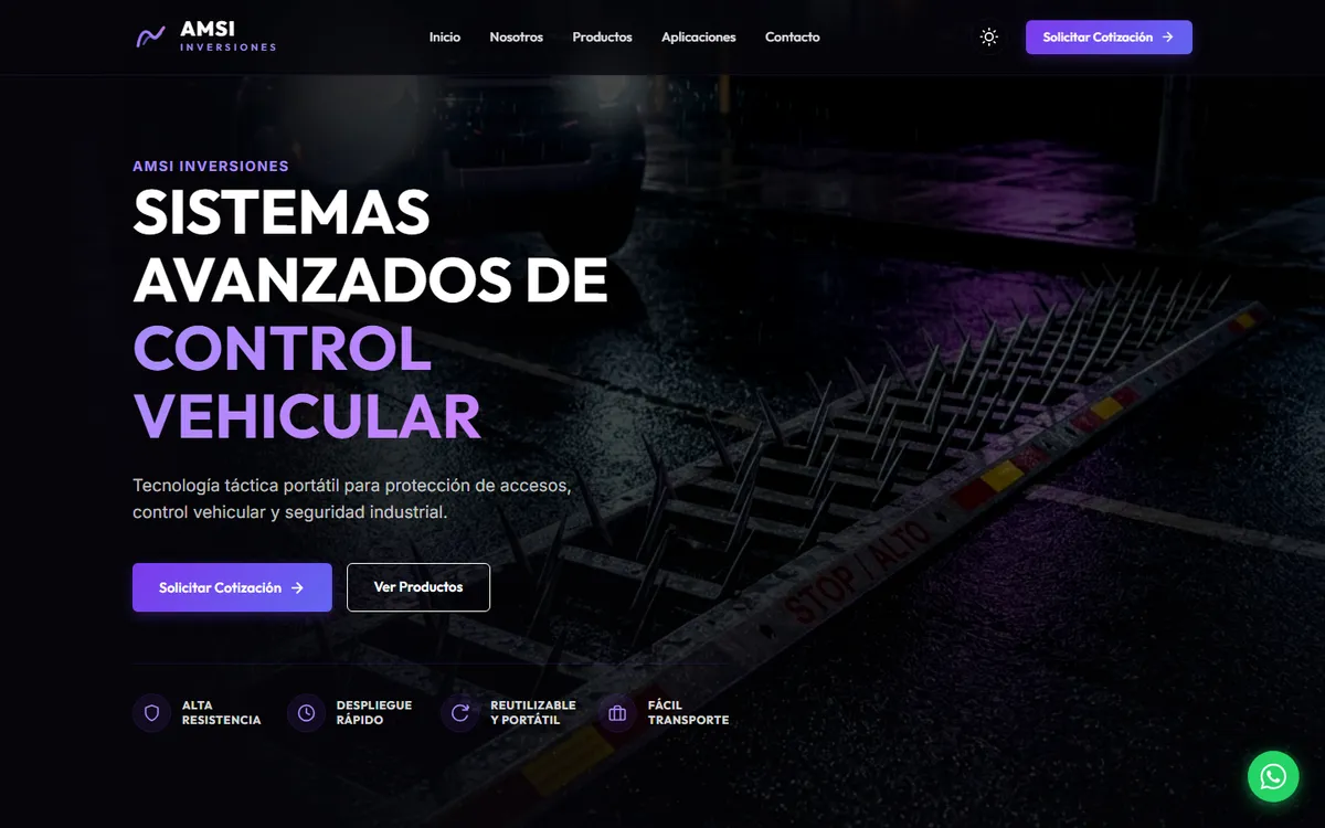 AMSI Inversiones cover: advanced vehicle-control systems